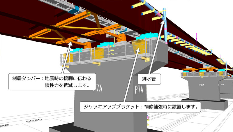 東北中央自動車道TOHOKU-CHUOEXPRESSWAY西郷橋上部工工事3次元モデル